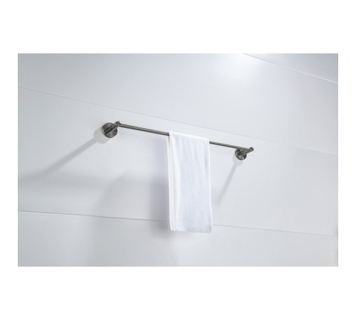 Полотенцедержатель Aquanet Europa 450 мм оружейная сталь AQ4120BGM