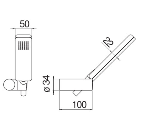 Душевой набор Nobili AD146/25CR хром