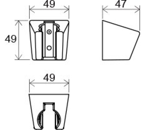 Держатель пластиковый RAVAK 612.00 X07P345