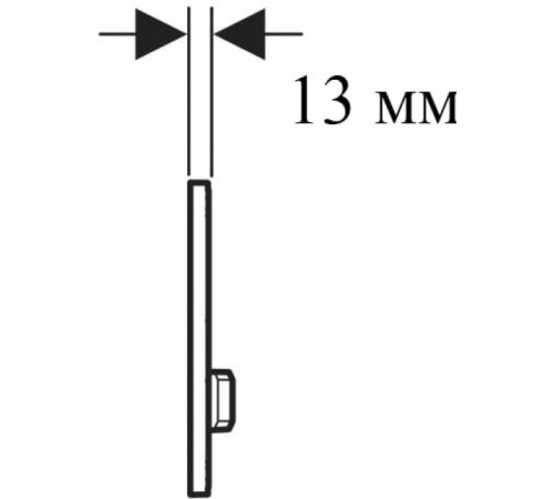 Клавиша смыва Geberit Sigma50 двойной смыв дымчатое стекло 115.788.SD.2
