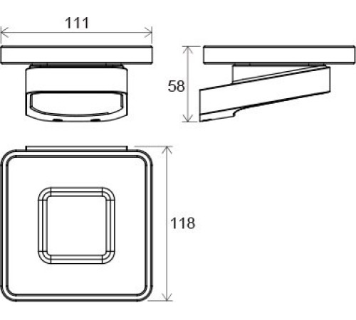 Держатель с мыльницей Ravak 10° TD 200.00 X07P354