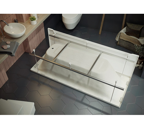 Каркас для ванны 1Marka Мия 180x80 см с центральным сливом сборный на шпильках KAR-0000090