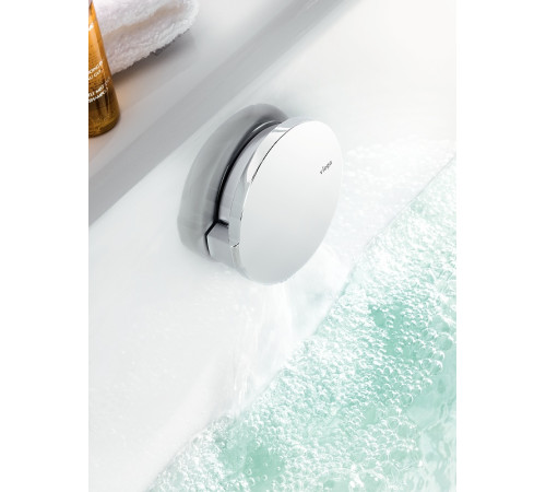 Слив-перелив с наливом Viega Simplex Trio Visign MT5 для ванн с центральным сливом хром 6166.42 728014