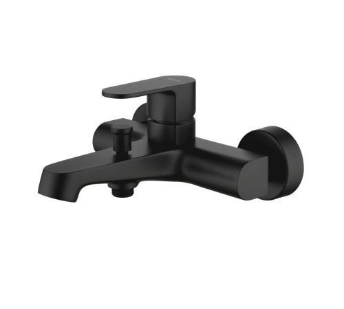 Смеситель для ванны Aquanet Oberon матовый черный AQ1240MB