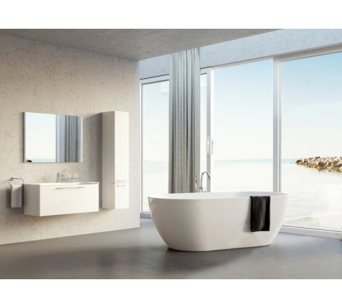 Ванна акриловая RAVAK Freedom 169х80 см отдельностоящая со сливом XC00100020