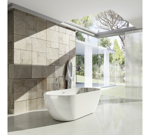 Ванна акриловая RAVAK Freedom 169х80 см отдельностоящая со сливом XC00100020