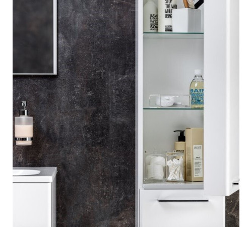 Шкаф боковой RAVAK SB 300 L Ring белый X000000771