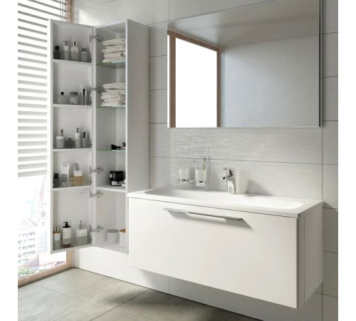 Шкаф боковой RAVAK SB 300 L Ring белый X000000771