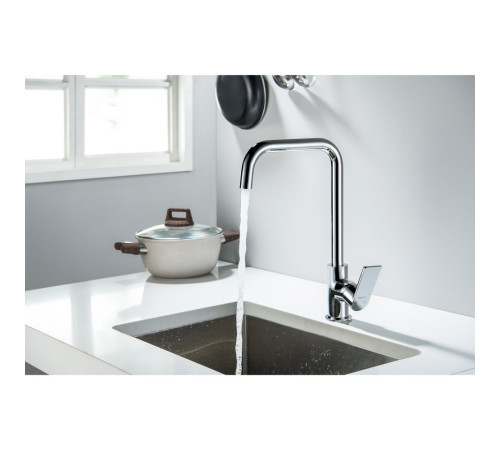 Смеситель для кухни Aquanet ЛИРА хром AQ1480CR