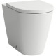 Унитаз напольный приставной LAUFEN Kartell by Laufen белый 8.2333.1.000.000.1