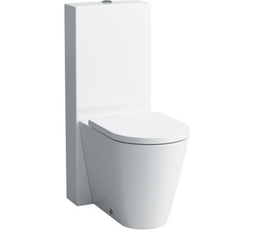 Унитаз напольный приставной LAUFEN Kartell by Laufen белый 8.2333.1.000.000.1