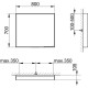 Зеркало с подсветкой KEUCO PLAN 800x700 мм белый 33097302500