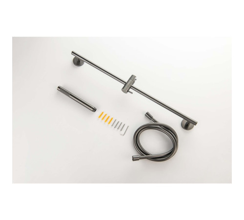 Душевой гарнитур Aquanet Европа 1jet 65 см оружейная сталь AQ2012BGM