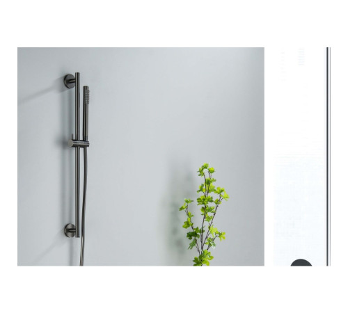 Душевой гарнитур Aquanet Европа 1jet 65 см оружейная сталь AQ2012BGM