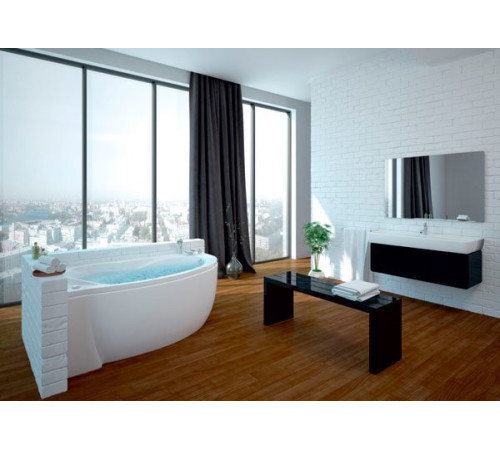 Ванна акриловая Aquatek Бетта 170 левая гидромассаж ПН с экраном BET170-0000012