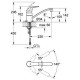 Смеситель для кухонной мойки Grohe Euroeco хром 32750000