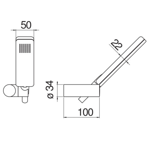 Душевой набор Nobili AD146/25WM белый матовый
