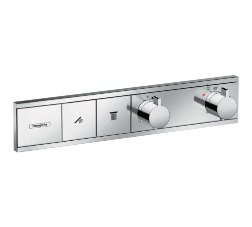 Комплект термостатического смесителя для душа Hansgrohe RainSelect 2 режима 15380000/15310180 15380000S
