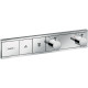 Комплект термостатического смесителя для душа Hansgrohe RainSelect 2 режима 15380000/15310180 15380000S