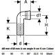 Соединительное колено для унитаза Geberit 90° d90 мм 366.061.16.1