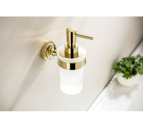 Дозатор для жидкого мыла Aquatek Классик полированное золото AQ4505PG