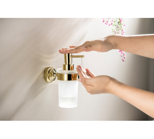 Дозатор для жидкого мыла Aquatek Классик полированное золото AQ4505PG