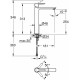 Смеситель для раковины GROHE Lineare New свободностоящий хром 23405001