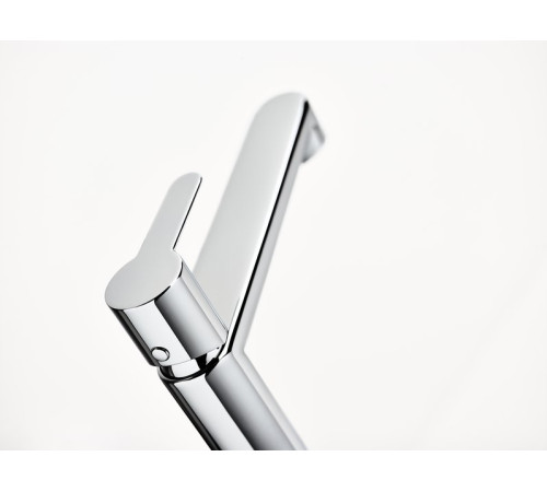 Смеситель для умывальника RAVAK Puri PU 015.00 высокий без донного клапана X070114