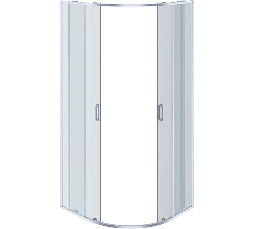 Душевой уголок Aquanet Aria 1/4 круга 1000x1000x2000 мм черный прозрачное стекло AQ ARI RO 10020BL