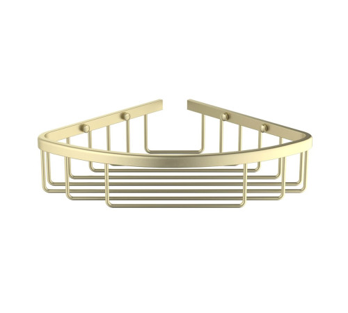 Полка угловая Aquanet шлифованное золото AQ4906BG