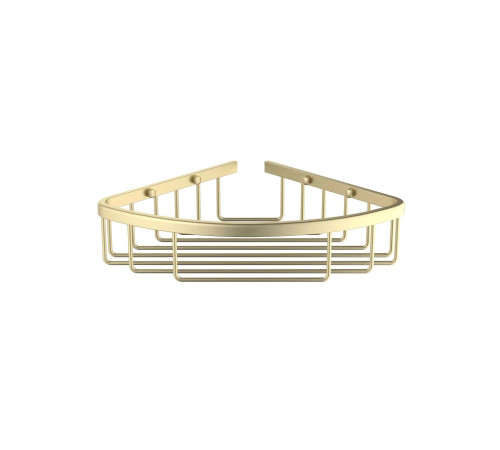 Полка угловая Aquanet шлифованное золото AQ4906BG