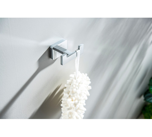 Крючок для полотенец двойной Aquanet Либра хром AQ4302CR