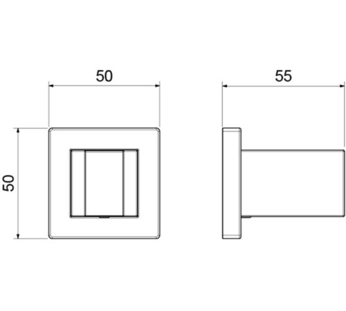 Держатель для ручного душа Aquatek хром AQ2401CR