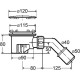 Сифон для душевого поддона Viega Tempoplex 90 мм хром 364786