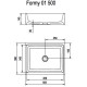 Умывальник RAVAK Formy 01 500 500x390 мм белый без перелива XJL01250000