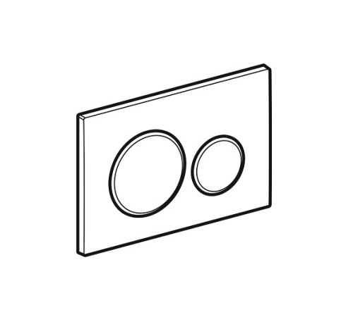 Клавиша смыва Geberit Sigma20 двойной смыв белый матовый 115.882.01.1