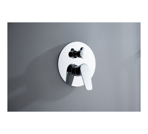 Смеситель для ванны Aquanet Бетта скрытого монтажа 3 режима хром AQ1147CR