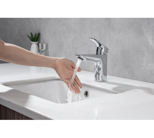 Смеситель для раковины Aquanet Вега с донным клапаном хром AQ1011CR