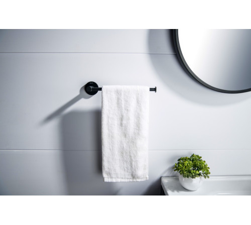 Полотенцедержатель Aquanet Europa матовый черный AQ4119MB