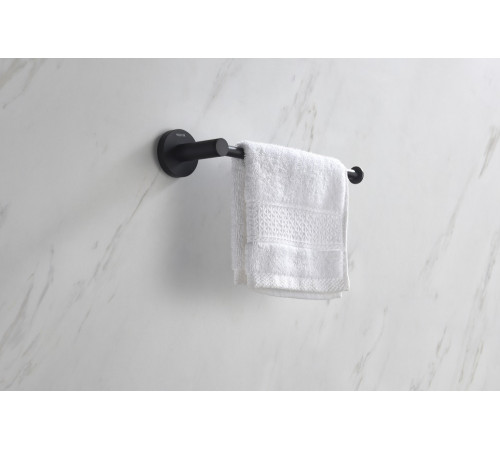 Полотенцедержатель Aquanet Europa матовый черный AQ4119MB