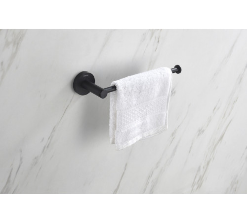 Полотенцедержатель Aquanet Europa матовый черный AQ4119MB