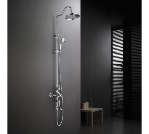 Душевая система Aquanet Классик AQ2543CR термостатическая с изливом 220 мм хром AQ2543CR