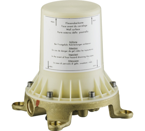 Смеситель для ванны Hansgrohe Finoris напольный матовый белый комплект (76445700 + 10452180) 76445700S