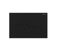 Панель смыва KDI GLD Черный матовый 162x244 мм KDI-0000074