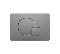 Панель смыва KDI QC-1 Оружейная сталь матовая 162x244 мм KDI-0000070