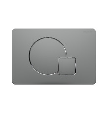 Панель смыва KDI QC-1 Оружейная сталь матовая 162x244 мм KDI-0000070