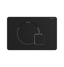 Панель смыва KDI QD Черный матовый 162x244 мм KDI-0000069