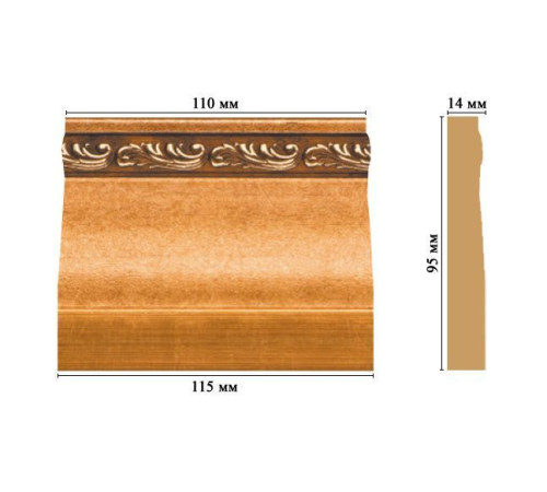 Основание DECOMASTER D204-1223 115х95х14 мм D204-1223