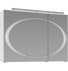 Зеркальный шкаф-трельяж Clarberg Dune 1000х700х170 мм с LED подсветкой DUN0410