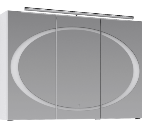 Зеркальный шкаф-трельяж Clarberg Dune 1000х700х170 мм с LED подсветкой DUN0410